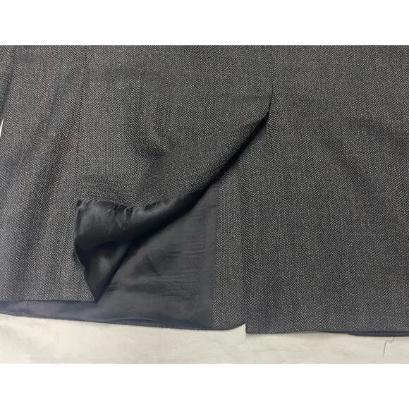 Ralph Lauren Blazer Jacket 100% Wool Lane Men's Size 44S Two Button Dark Gray - Picture 12 of 16